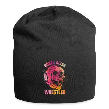 Kampfsport Ringen Wrestling Ringer I Böser Alter - Jersey-Beanie - Schwarz - Vorne