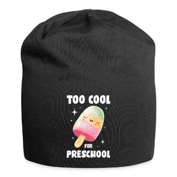 Too Cool For Preschool Eis Geschenk - Jersey-Beanie - Schwarz - Vorne