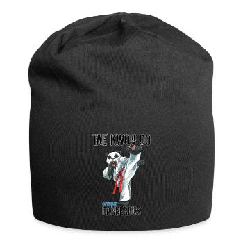 Panda Taekwondo - Lustige TKD Koreanische - Jersey-Beanie - Schwarz - Vorne