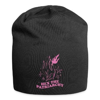 Hex The Patriarchy Feminism Gift - Jersey Beanie - black - Front