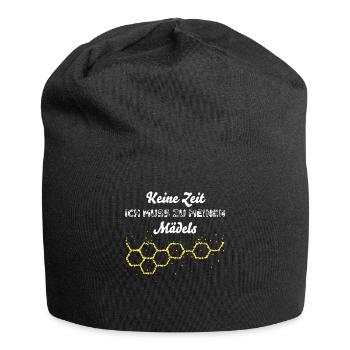 Imkerin Bienen Honigbiene Imkerei Bienenzucht - Jersey-Beanie - Schwarz - Vorne
