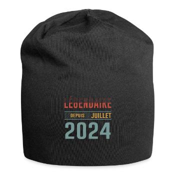 Légendaire Depuis Juillet 2024 Anniversaire Cadeau - Bonnet en jersey - noir - Devant