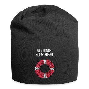 Rettungsschwimmer Bademeister Schwimmbad - Jersey-Beanie - Schwarz - Vorne
