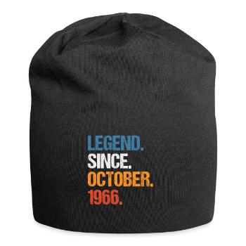 Légende depuis octobre 1966 Anniversaire - Bonnet en jersey - noir - Devant