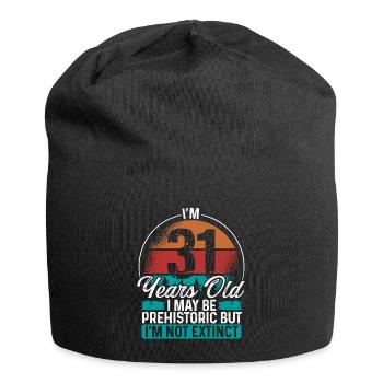31 Birthday Idea Men Birthdays Funny 31 Year Old - Jersey Beanie - black - Front