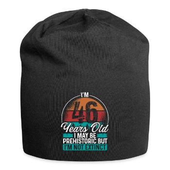46 Idée d’anniversaire Hommes Anniversaires Drôle 46 ans - Bonnet en jersey - noir - Devant