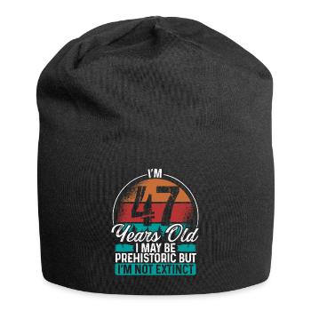 47 Birthday Idea Men Birthdays Funny 47 Year Old - Jersey-Beanie - Schwarz - Vorne