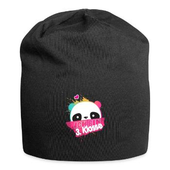 Ich bin 3. Klasse, Schulkind, Grundschule - Jersey-Beanie - Schwarz - Vorne