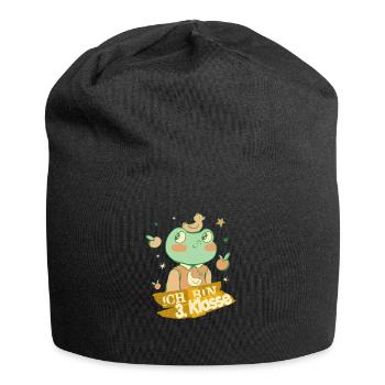 Ich bin 3. Klasse, Schulkind, Grundschule - Jersey-Beanie - Schwarz - Vorne