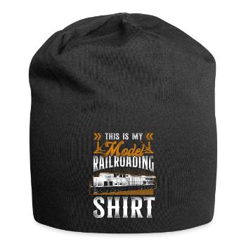 Freight Diesel Train Driver - Jersey Beanie - black - Front