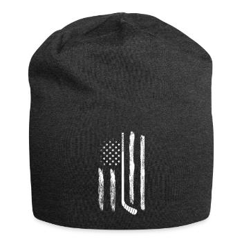 USA Eishockey Hockey Schläger - Jersey-Beanie - Anthrazit - Vorne