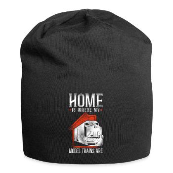 Freight Diesel Train Driver - Jersey Beanie - black - Front