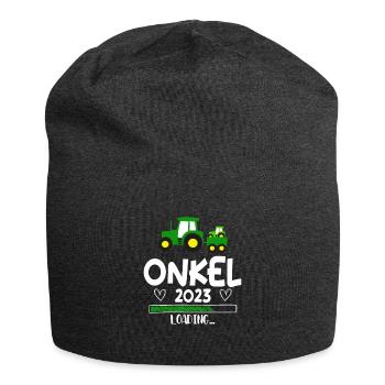 Onkel 2023 Loading Schwangerschaft - Jersey-Beanie - Anthrazit - Vorne