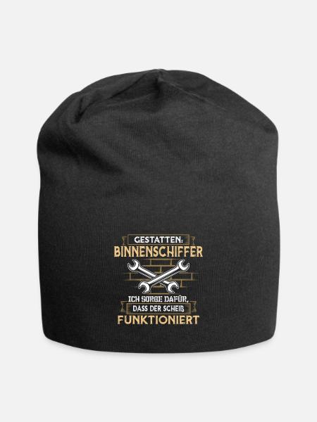 Binnenschiffer Boot Seemann - Jersey-Beanie - Schwarz