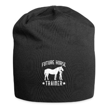 Future Horse Trainer - Horse Trainer - Jersey Beanie - black - Front