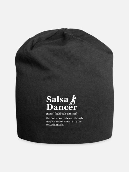 Salsa Tänzer Definition Latein Tanz Salsa - Jersey-Beanie - Schwarz