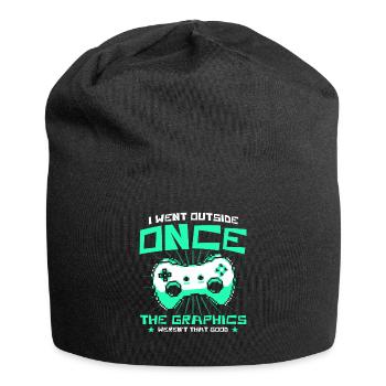 Jeu de hasard Retro Gamer Jeux vidéo Cadeau - Bonnet en jersey - noir - Devant