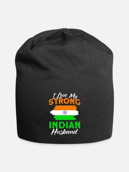India Indian Roots Gift - Jersey Beanie - black