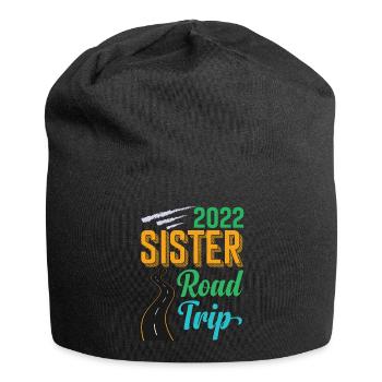2022 Sister Road Trip Vacation Girls Retro Vintage - Jersey-Beanie - Schwarz - Vorne
