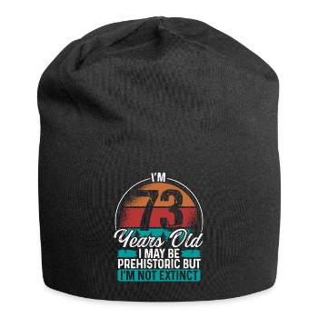 73 Birthday Idea Men Birthdays Funny 73 Year Old - Jersey Beanie - black - Front