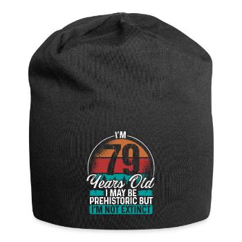 79 Birthday Idea Men Birthdays Funny 79 Year Old - Jersey-Beanie - Schwarz - Vorne