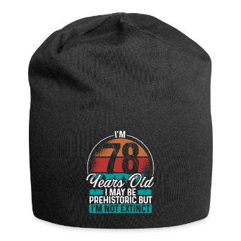 78 Birthday Idea Men Birthdays Funny 78 Year Old - Jersey Beanie - black - Front