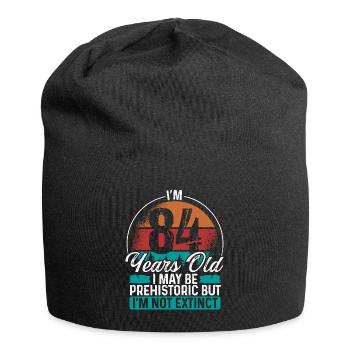 84 Birthday Idea Men Birthdays Funny 84 Year Old - Jersey Beanie - black - Front