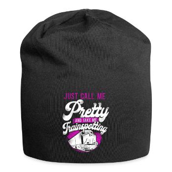Freight Diesel Train Driver - Jersey Beanie - black - Front