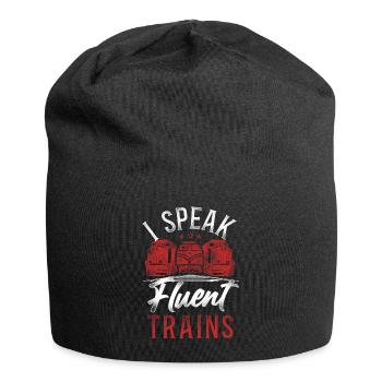Freight Diesel Train Driver - Jersey Beanie - black - Front