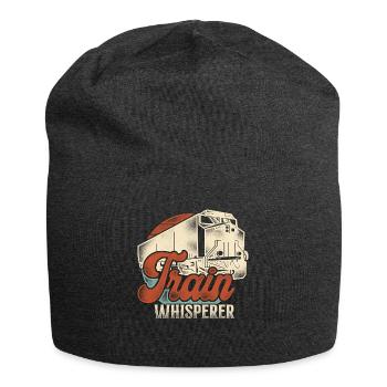 Freight Diesel Train Driver - Jersey Beanie - charcoal grey - Front