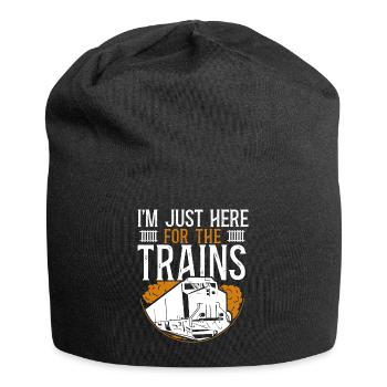 Freight Diesel Train Driver - Jersey Beanie - black - Front