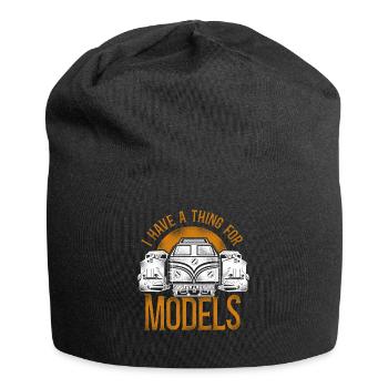 Freight Diesel Train Driver - Jersey Beanie - black - Front
