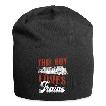Freight Diesel Train Driver - Jersey Beanie - black - Front