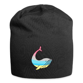 Fierté De Whale Genderflux - Bonnet en jersey - noir - Devant