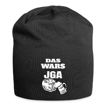 JGA - Jersey-Beanie - Schwarz - Vorne