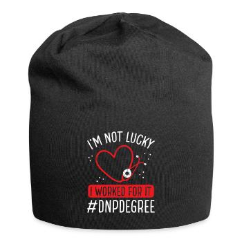 DNP Doctor I worked for it DNP Nurse Nursing - Jersey-Beanie - Schwarz - Vorne