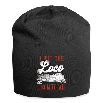 Freight Diesel Train Driver - Jersey Beanie - black - Front