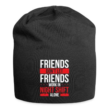 Shift Worker Factory Worker Night Shift Production - Jersey Beanie - black - Front