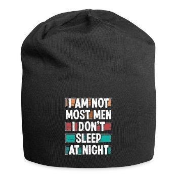 Shift Worker Funny Factory Worker Humor Night - Jersey Beanie - black - Front