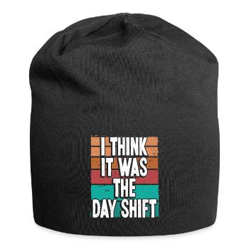 Night Shift Worker Blame Day Shift Funny Factory - Jersey-Beanie - Schwarz - Vorne