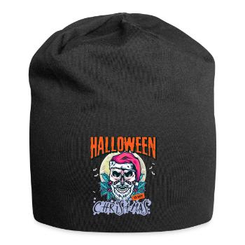 Halloween est mon Noël - Bonnet en jersey - noir - Devant