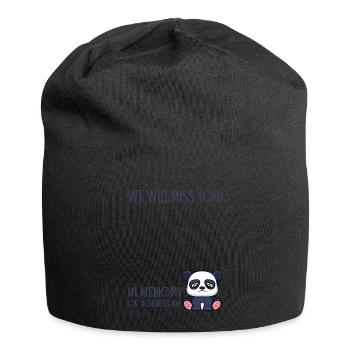 Changement d’emploi collègue coéquipier nouvel emploi - Bonnet en jersey - noir - Devant