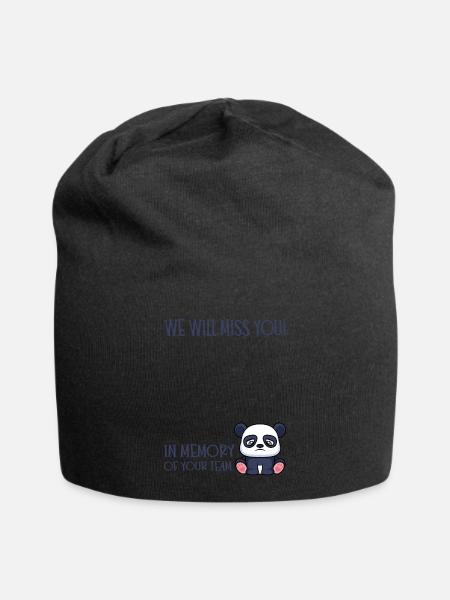 Changement d’emploi collègue coéquipier nouvel emploi - Bonnet en jersey - noir