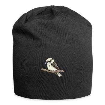 Kookaburra I Eisvogel Naturschutz für Ornithologe - Jersey-Beanie - Schwarz - Vorne