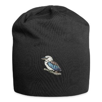 Kookaburra I Eisvogel Naturschutz für Ornithologe - Jersey-Beanie - Schwarz - Vorne