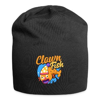 Circus Performer Clown Fish Funny - Jersey-Beanie - Schwarz - Vorne