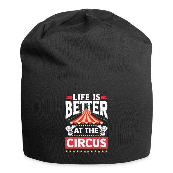 Circus Performer Life Is Better At The Circus - Jersey Beanie - black - Front