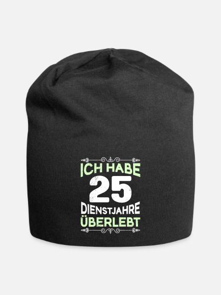 Dienstjubiläum 25 Jahre Arbeitsjubiläum 25 Jahre - Jersey-Beanie - Schwarz