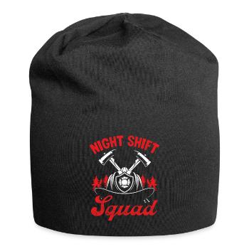 Escouade de nuit Pompier Pompier Pantalon de feu - Bonnet en jersey - noir - Devant
