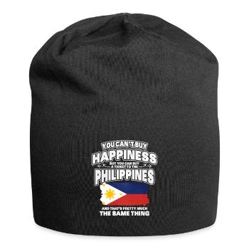 Philippinen - Jersey-Beanie - Schwarz - Vorne